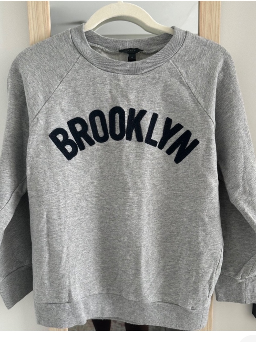 J Crew Gray Brooklyn sweatshirt size Medium